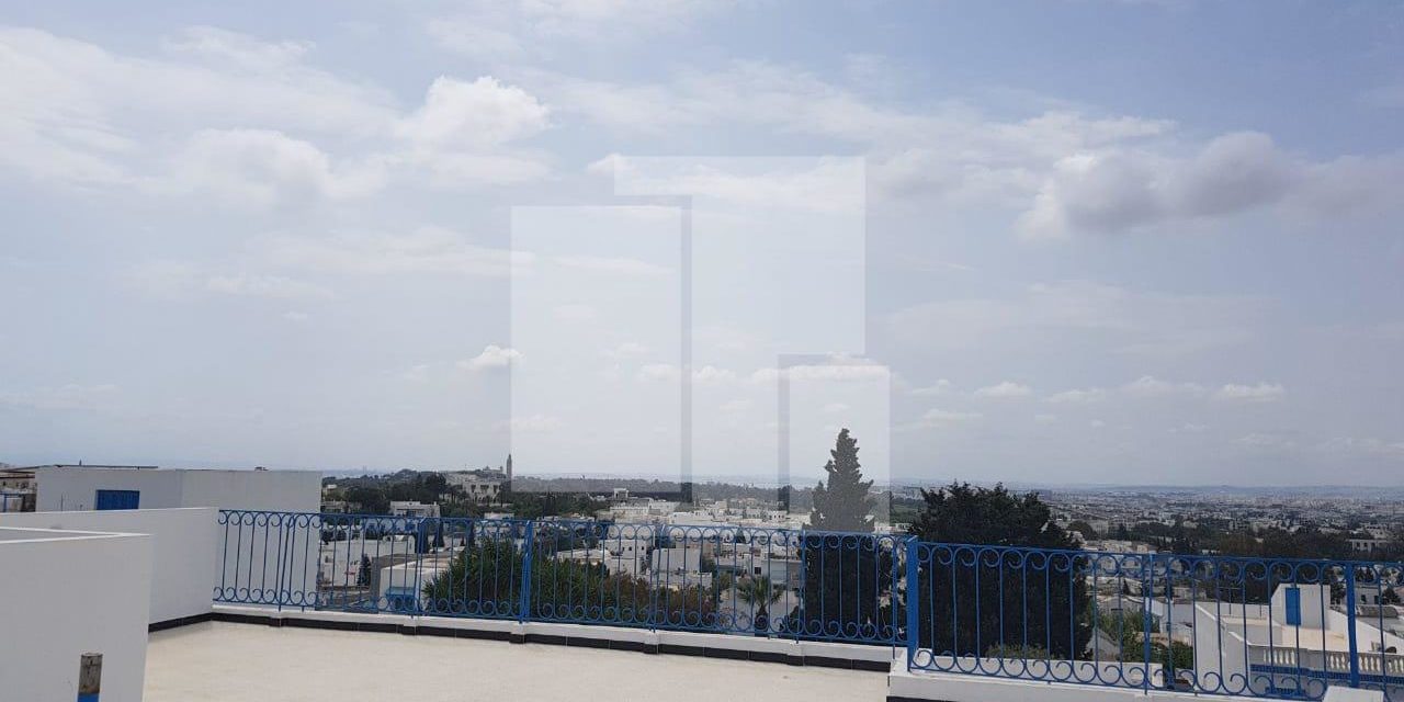 Duplex S+4 meublé ou vide avec vue dégagée, Sidi Bou Saïd