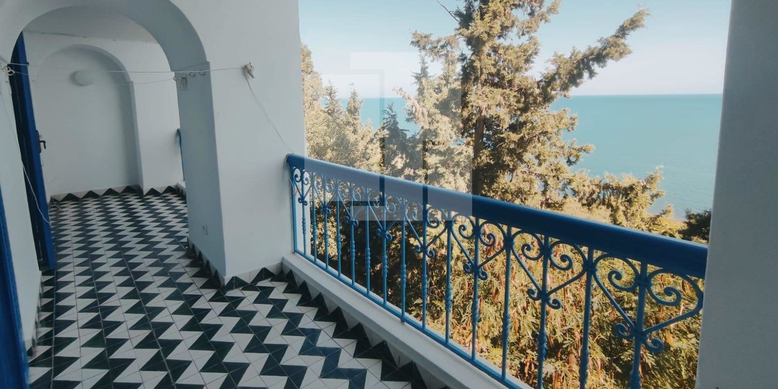 Bel appartement S+2 avec vue sur mer, Sidi Bou Saïd