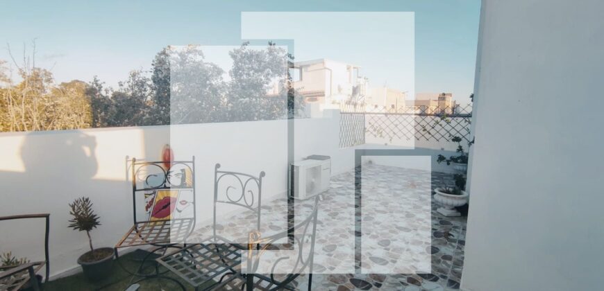 Appartement meublé S+1 avec terrasse, Carthage Salambô
