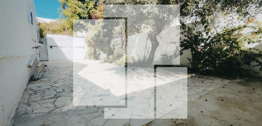 Jolie villa meublée S+2 de plain-pied avec jardin, La Marsa