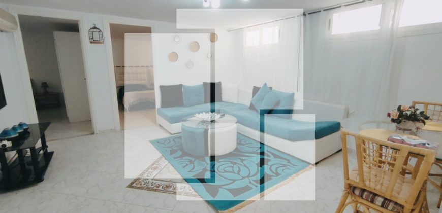 Rez de jardin S+3 meublé, Marsa corniche