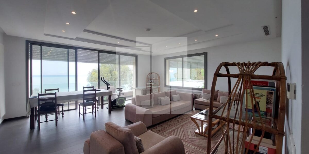 Appartement S+3 meublé avec vue sur mer, Marsa Corniche