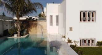 Villa S+5 avec piscine, Carthage Dermech
