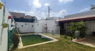 Villa S+3 avec piscine et jardin, Marsa