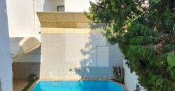 Villa S+3 Meublé avec piscine, Marsa