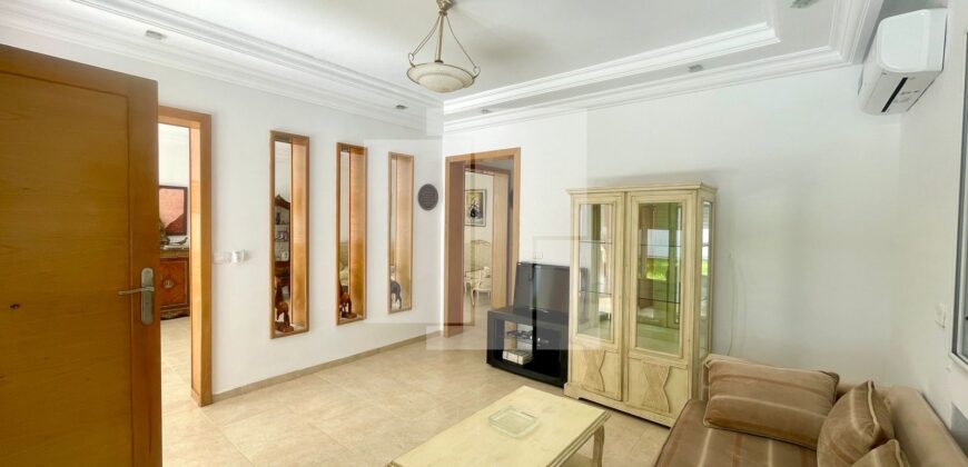 Rez-de-chaussée de villa S+2 avec jardin, Gammarth supérieur