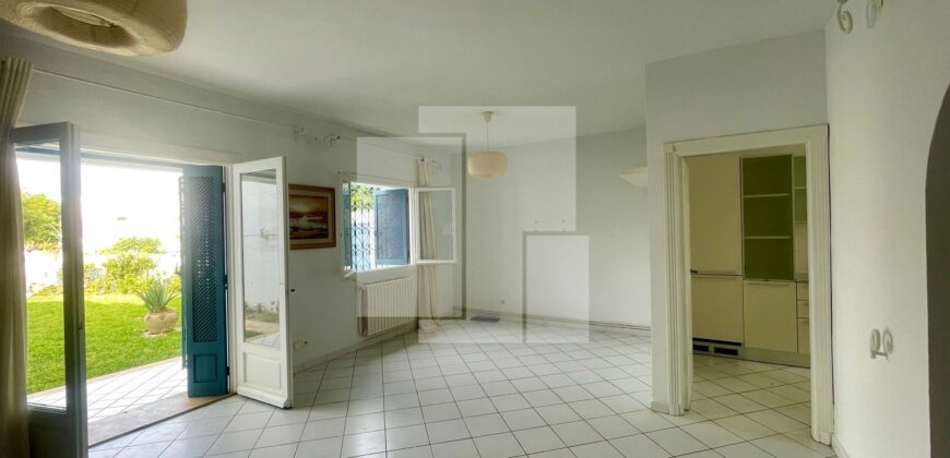 Duplex S+2 meublé avec jardin, Gammarth supérieur