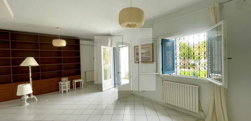 Duplex S+2 meublé avec jardin, Gammarth supérieur