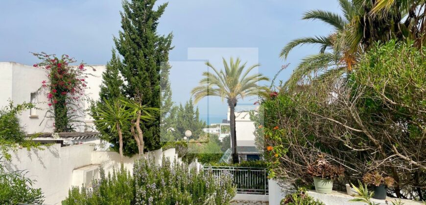 Duplex S+2 meublé avec jardin, Gammarth supérieur