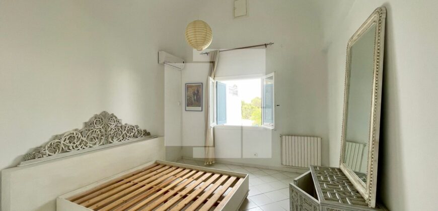 Duplex S+2 meublé avec jardin, Gammarth supérieur