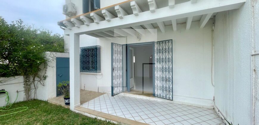 Duplex S+2 meublé avec jardin, Gammarth supérieur