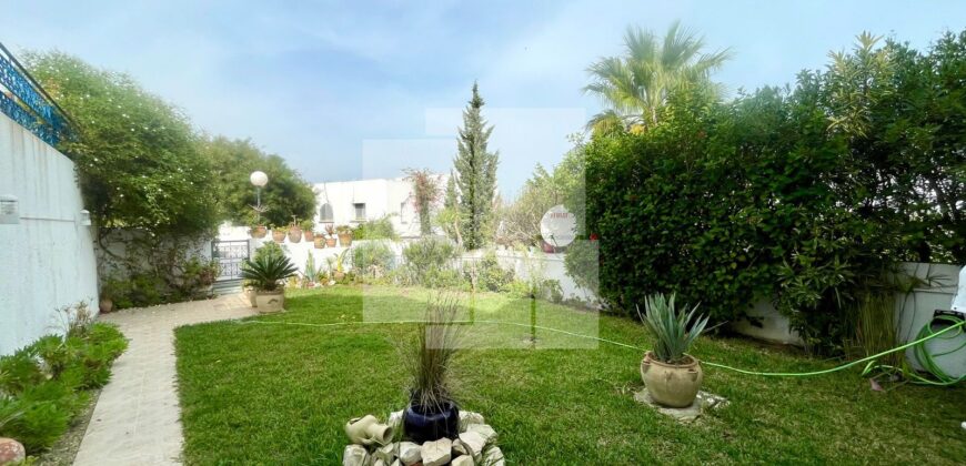 Duplex S+2 meublé avec jardin, Gammarth supérieur