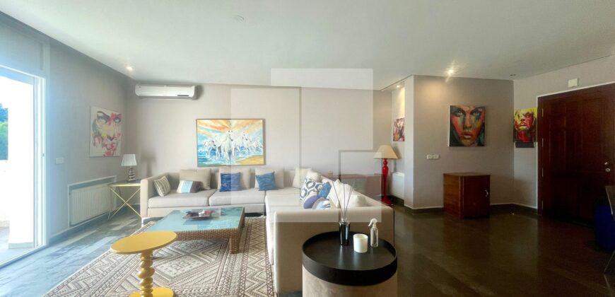 Appartement S+2 meublé, Gammarth supérieur