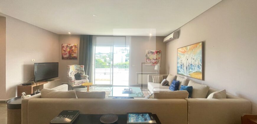 Appartement S+2 meublé, Gammarth supérieur