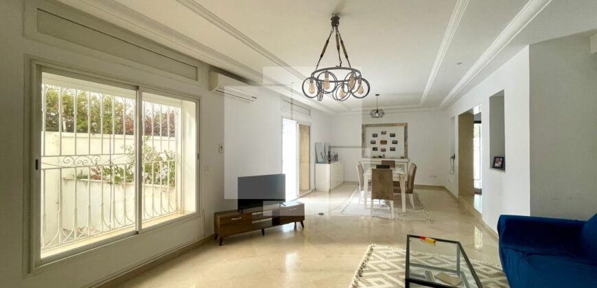 Rez-de-chaussée de villa S+3 spacieux, Gammarth supérieur Rez-de-chaussée de villa S+3 spacieux, Gammarth supérieur