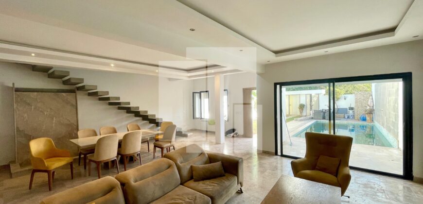 Villa S+5 avec piscine, Gammarth