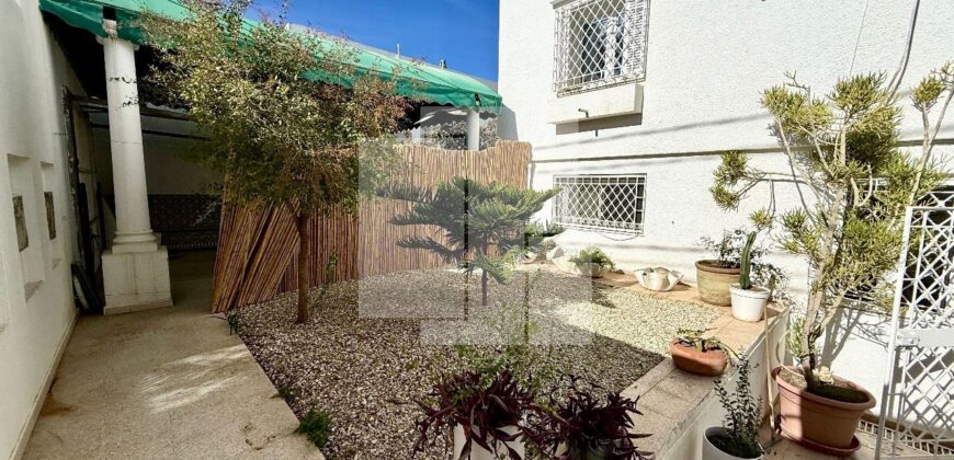 Rez-de-jardin S+3 meublé, La Marsa