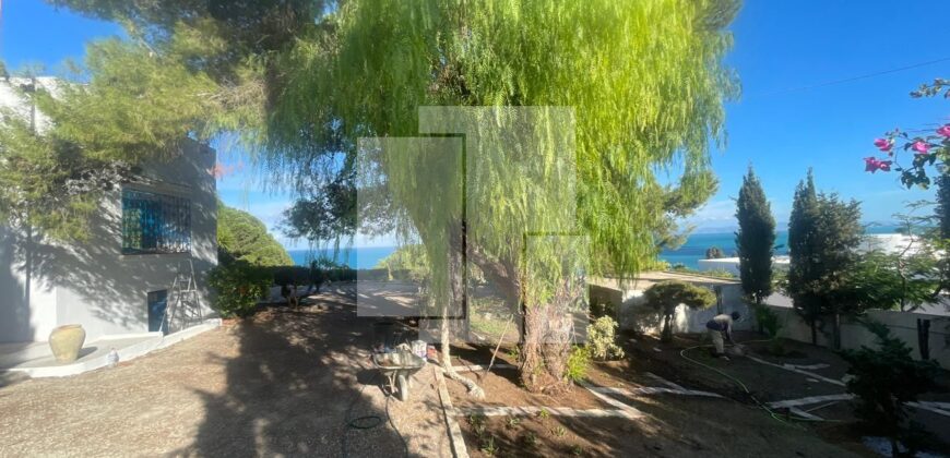 Villa S+2 de charme avec vue sur mer, Gammarth supérieur