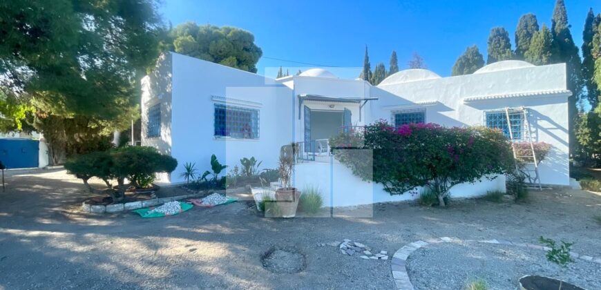 Villa S+2 de charme avec vue sur mer, Gammarth supérieur