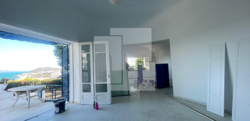 Villa S+2 de charme avec vue sur mer, Gammarth supérieur