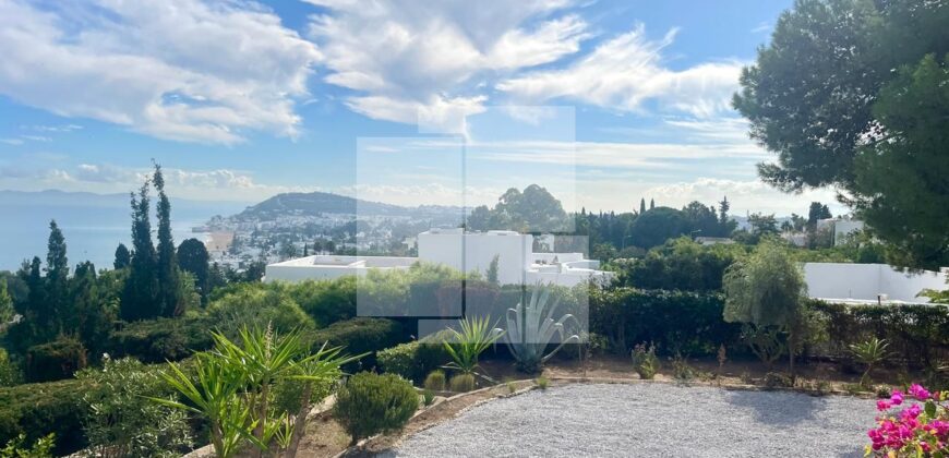 Villa S+3 de charme avec vue sur mer, Gammarth supérieur