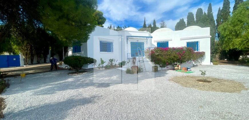 Villa S+3 de charme avec vue sur mer, Gammarth supérieur