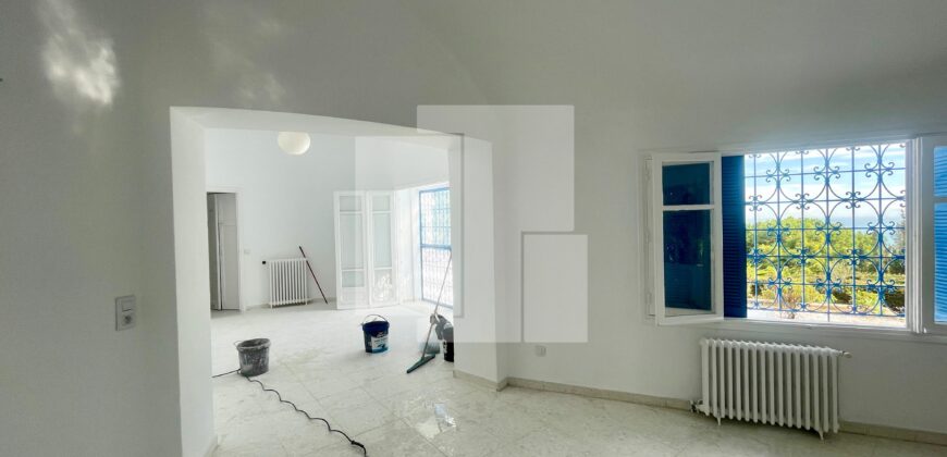 Villa S+3 de charme avec vue sur mer, Gammarth supérieur