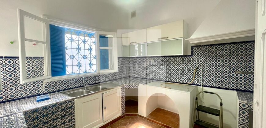 Villa S+3 de charme avec vue sur mer, Gammarth supérieur