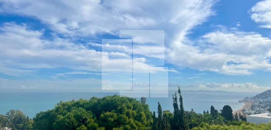 Villa S+3 de charme avec vue sur mer, Gammarth supérieur