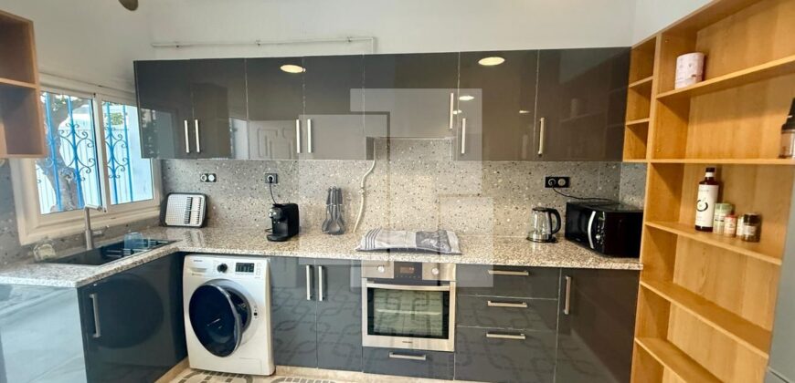 Appartement S+2 meublé avec jardin, Carthage