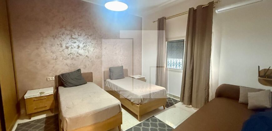 Appartement S+2 meublé avec jardin, Carthage