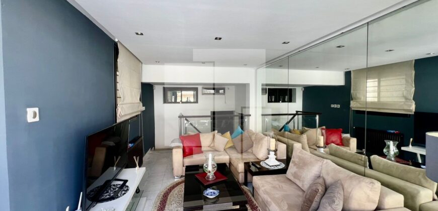 Triplex S+1 meublé vue sur mer,Marsa corniche