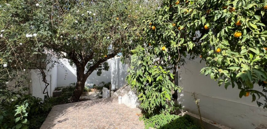 Etage de villa S+2 meublé avec jardin, Marsa plage