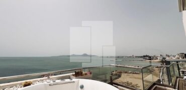 Appartement S+2 meublé avec vue sur mer, La Goulette