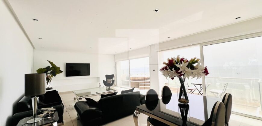 Appartement S+2 meublé avec vue sur mer, La Goulette