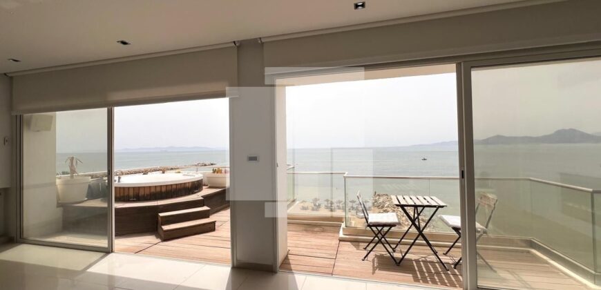 Appartement S+2 meublé avec vue sur mer, La Goulette