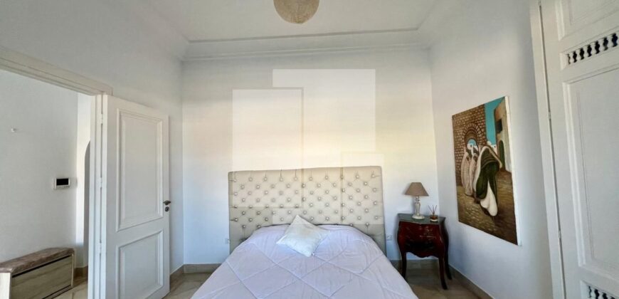 Rez de chaussée de villa S+3 avec jardin, La Marsa