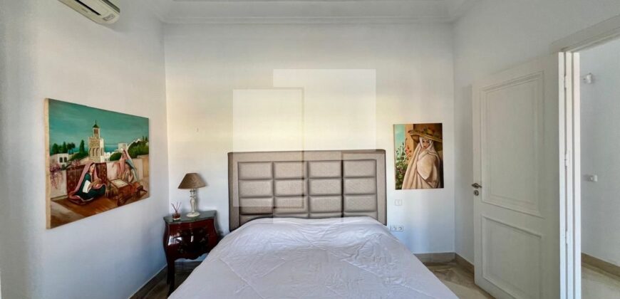 Rez de chaussée de villa S+3 avec jardin, La Marsa