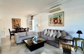 Rez de chaussée de villa S+3 avec jardin, La Marsa