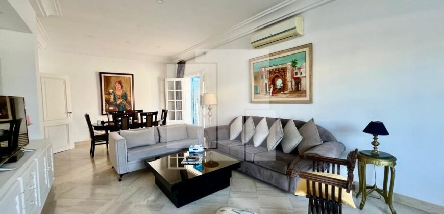 Rez de chaussée de villa S+3 avec jardin, La Marsa