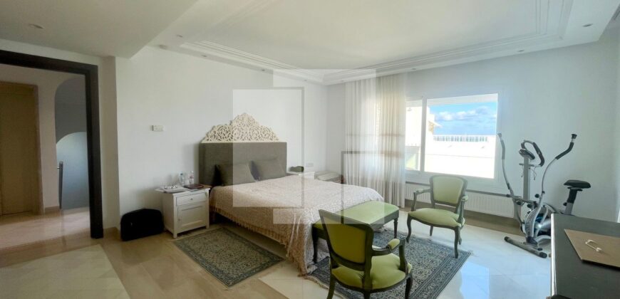 Villa S+4 avec vue sur mer, Gammarth supérieur