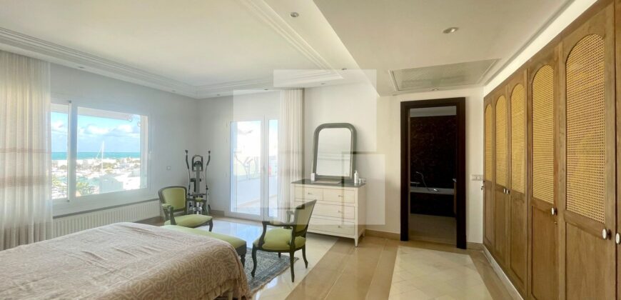 Villa S+4 avec vue sur mer, Gammarth supérieur