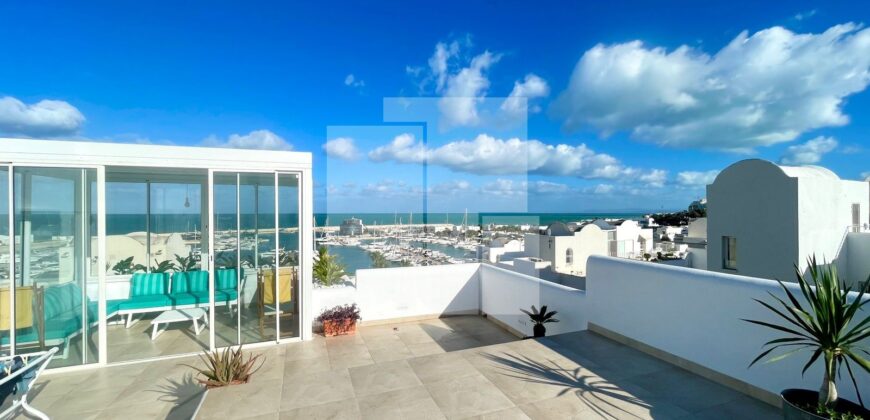 Villa S+4 avec vue sur mer, Gammarth supérieur