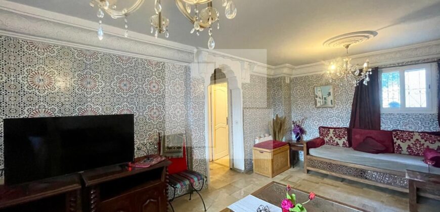 Appartement S+1 meublé avec terrasse, Gammarth Supérieur