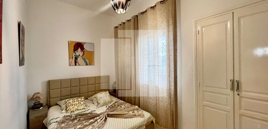 Rez de chaussée de villa S+2 meublé, Marsa cube