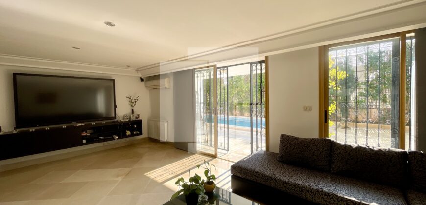 Rez-de-chaussée S+4 avec piscine, Gammarth supérieur