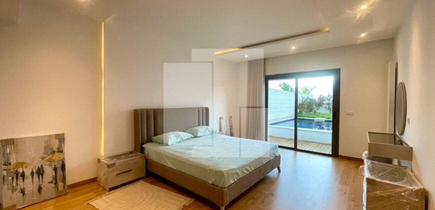 Appartement S+2 meublé avec piscine, Gammarth supérieur