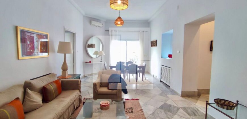 Maison de plain-pied meublée S+3, La Marsa