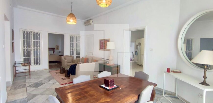 Maison de plain-pied meublée S+3, La Marsa