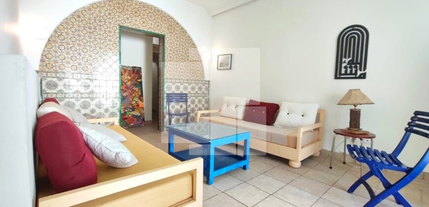 Maisonnette S+2 meublée avec jardin, Carthage Amilcar